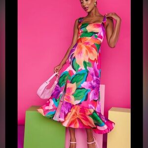 Show Me Your MuMu Garden Midi Dress